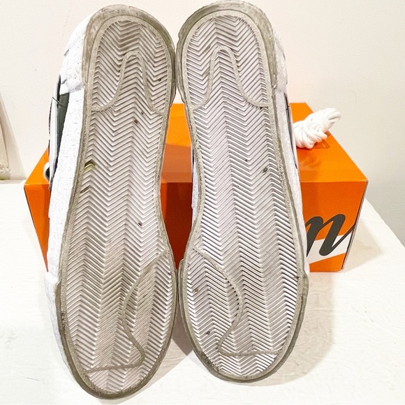 Nike Blazer Low x Sacai Size 11‎ Black Patent Leather 2022 (DM6443-100) - Picture 7 of 7